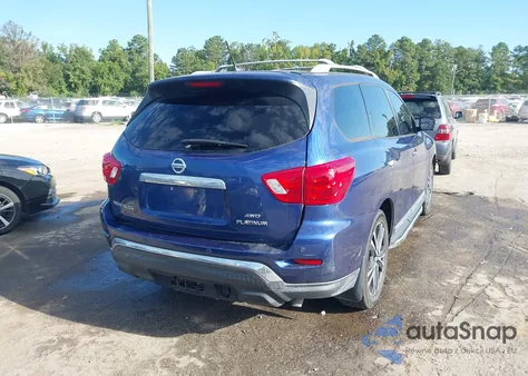 2018 Nissan Pathfinder Platinum from USA, damaged, VIN 5N1DR2MM3JC616237